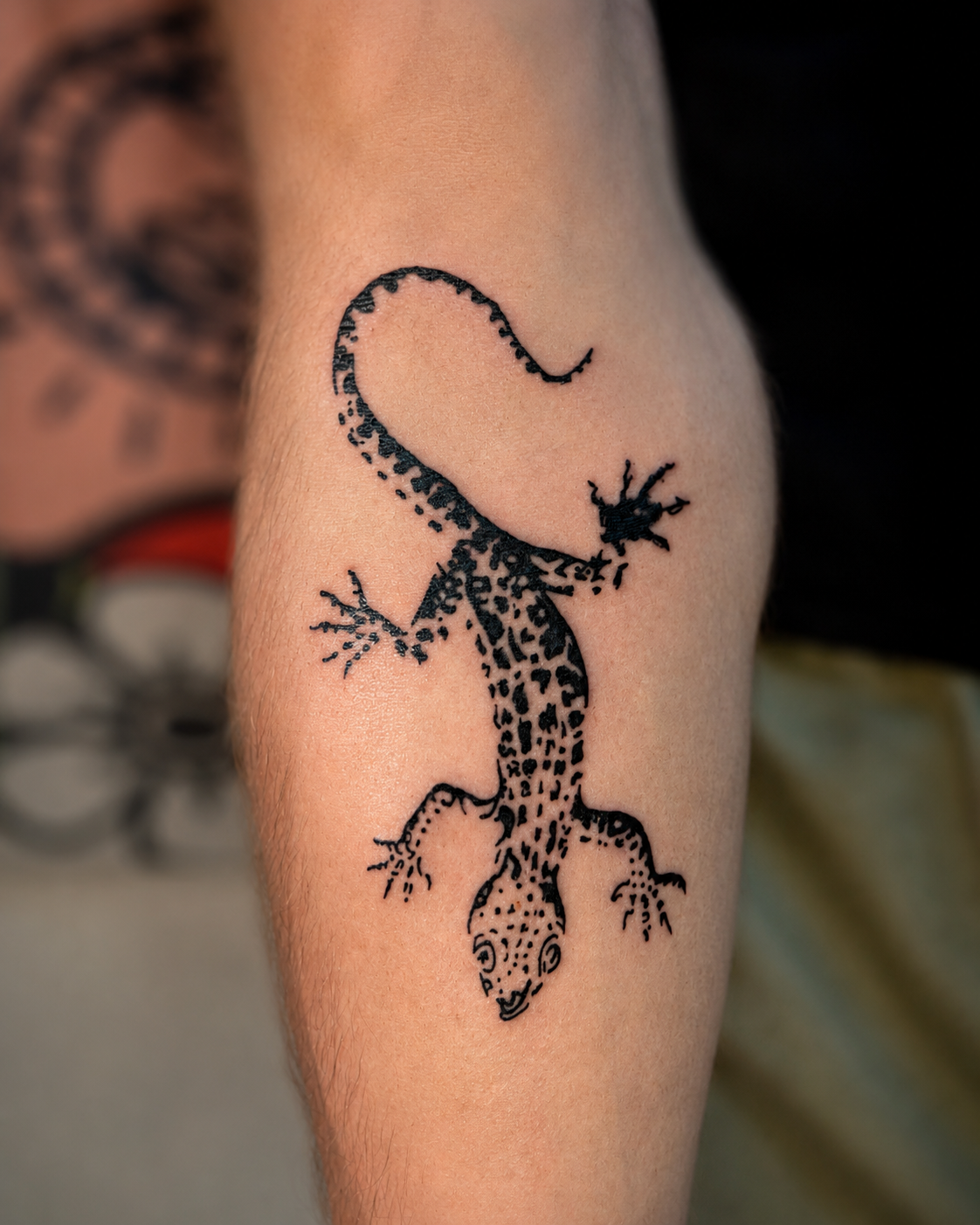 Skin Stickers tattoo portfolio piece with detailed execution
